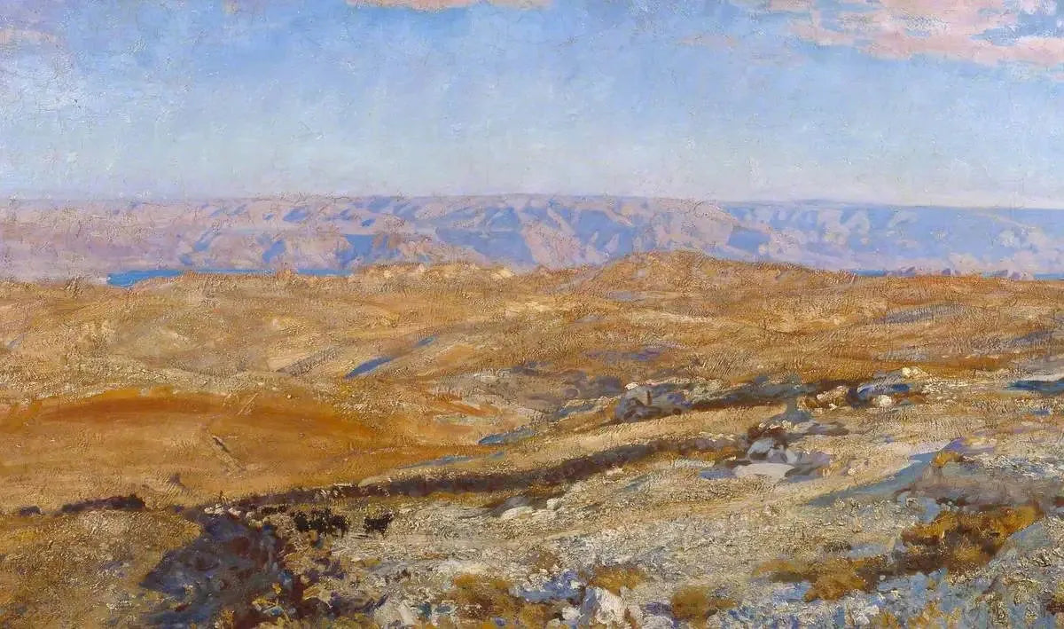 Les montagnes de Moab - John Singer Sargent image 1 reproduction artisanale de tableau