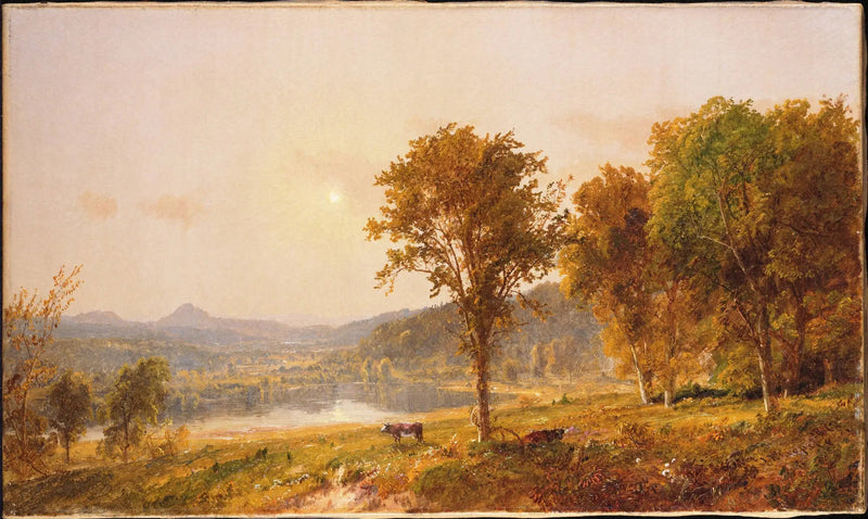 Brimstone-bergen och Sugar Loaf från Warwick - Jasper Francis Cropsey