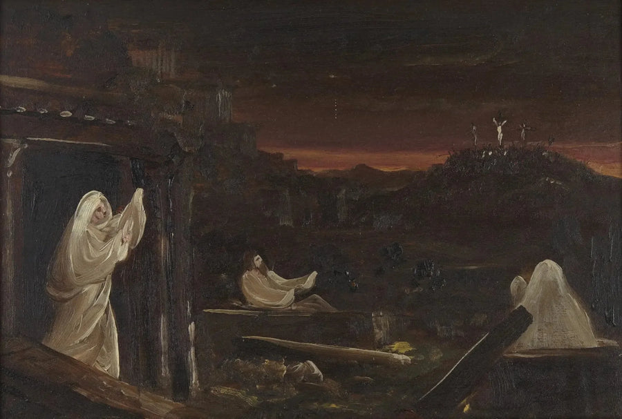 De döda återuppstår från gravarna - Thomas Cole
