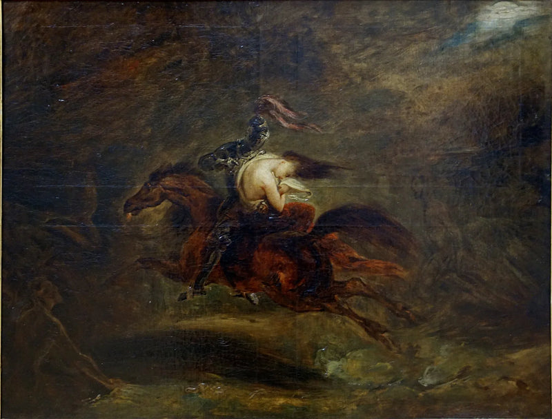 De döda går snabbt (enligt en ballad av Bürger) - Ary Scheffer