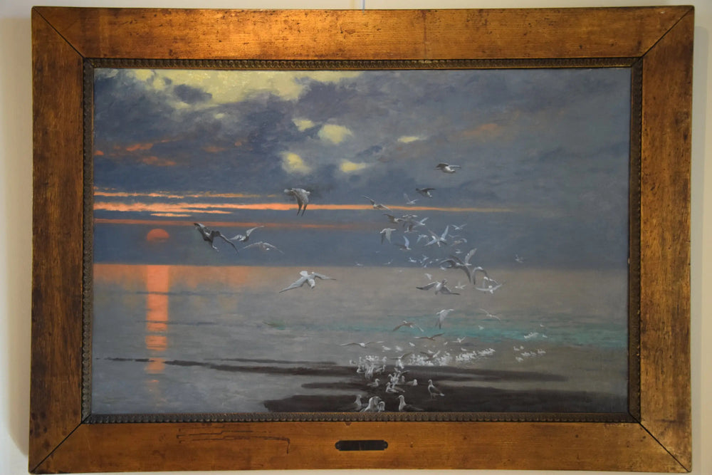 Reproduction du tableau « Les Mouettes - Jean-Léon Gérôme » par Alpha Reproduction en peinture à l’huile