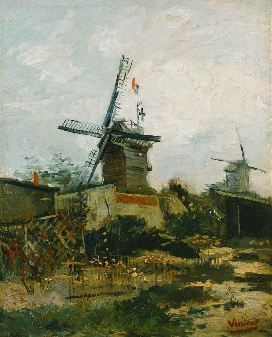 Montmartres väderkvarnar - Vincent van Gogh