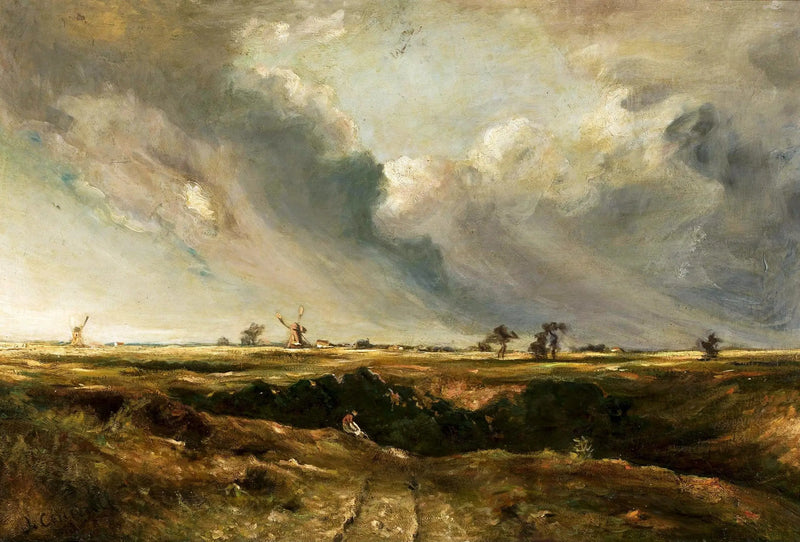 Kvarnar i landskapet. - John Constable