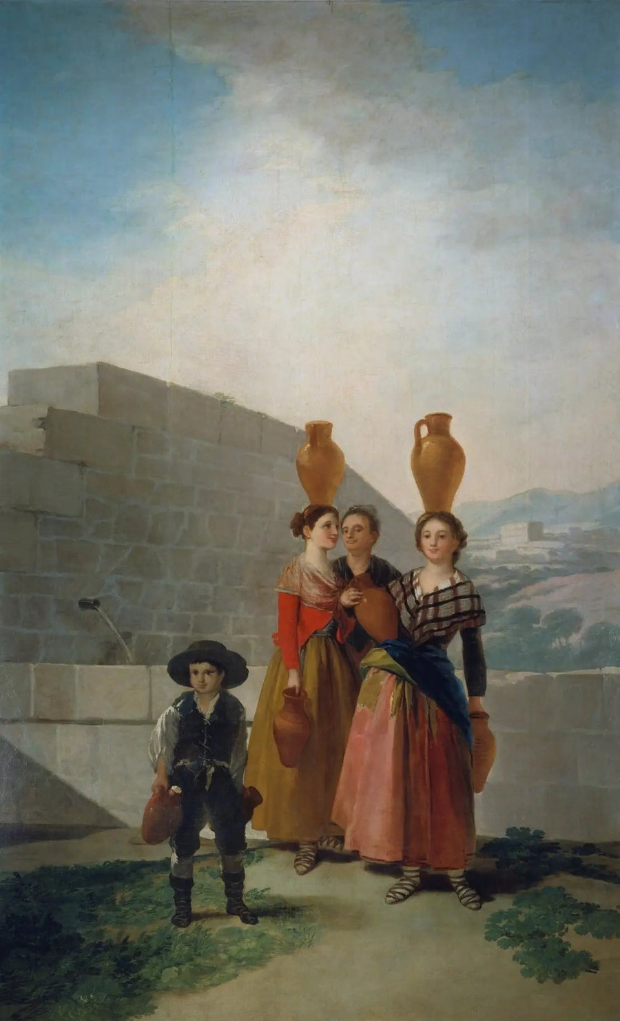Mozas från chantaro - Francisco de Goya