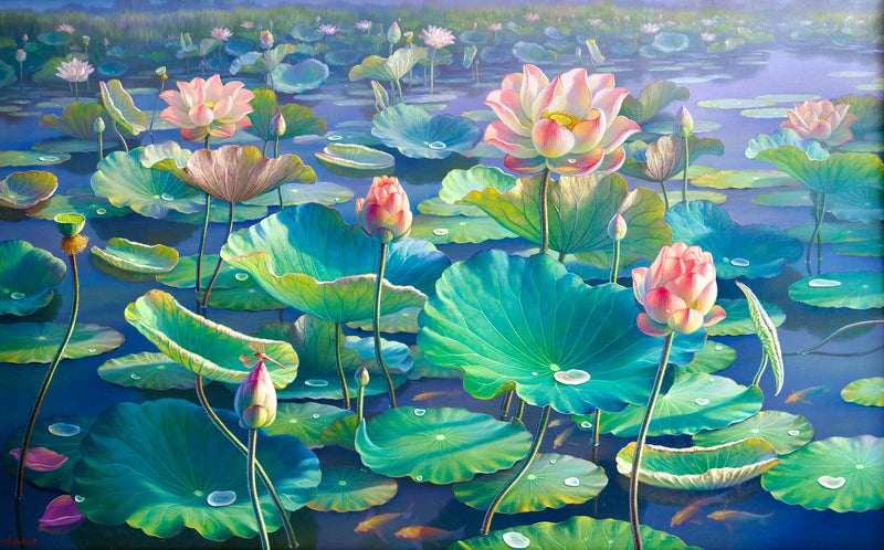 Näckrosorna II | 160 x 100 cm