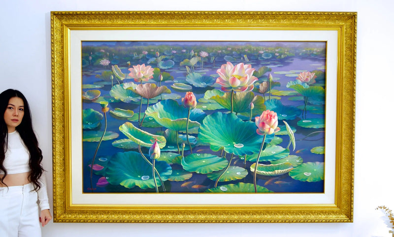 Näckrosorna II | 160 x 100 cm