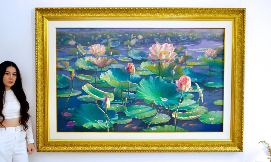 Näckrosorna II | 160 x 100 cm