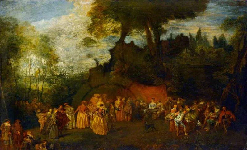 Bröllopet - Antoine Watteau