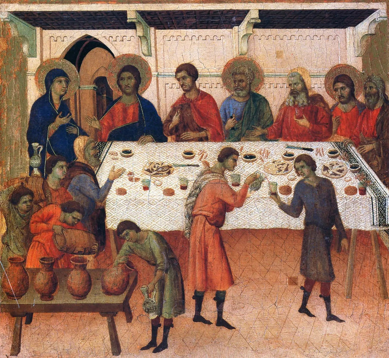Bröllopet i Kana - Duccio di Buoninsegna