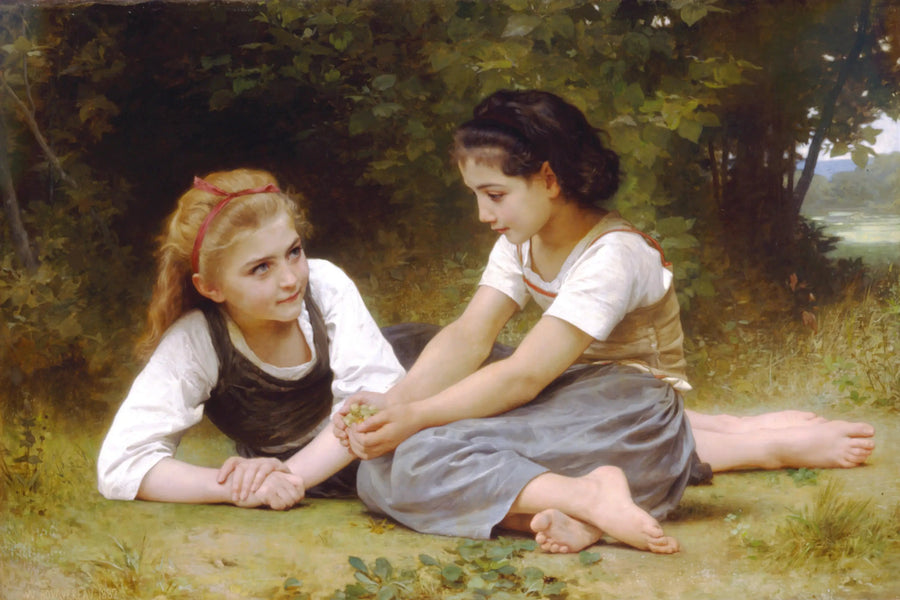 Hasselnötterna - Bouguereau