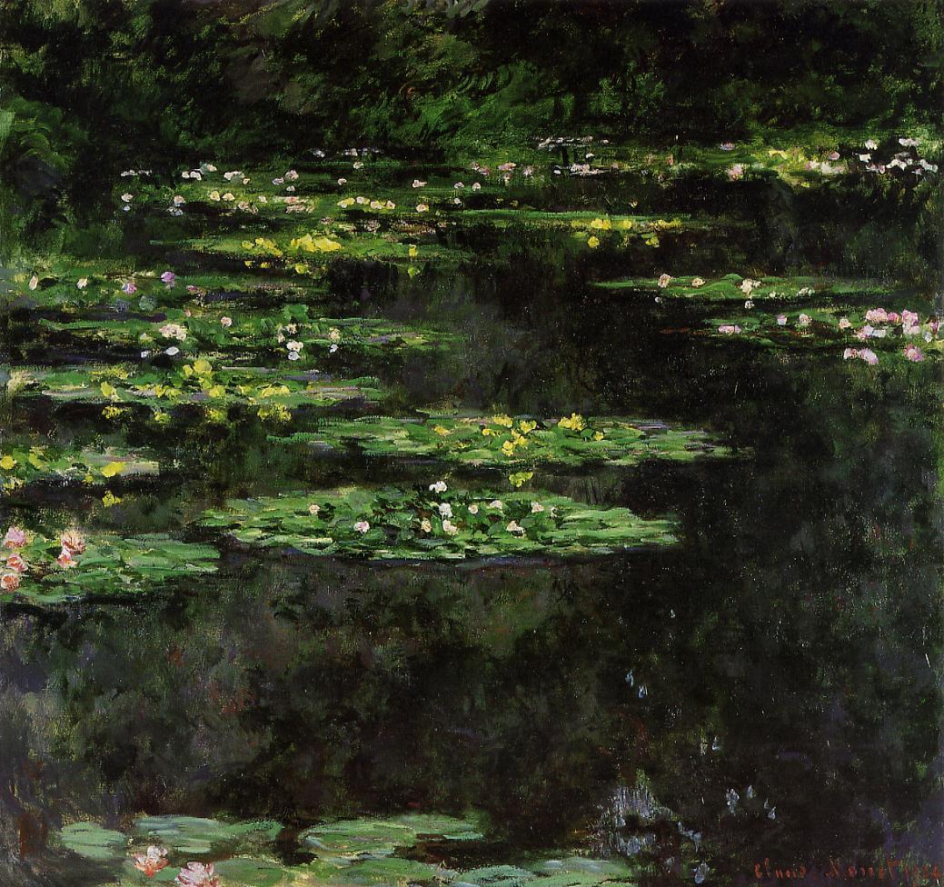 Reproduction du tableau « Les Nymphéas - Claude Monet » par Alpha Reproduction en peinture à l’huile