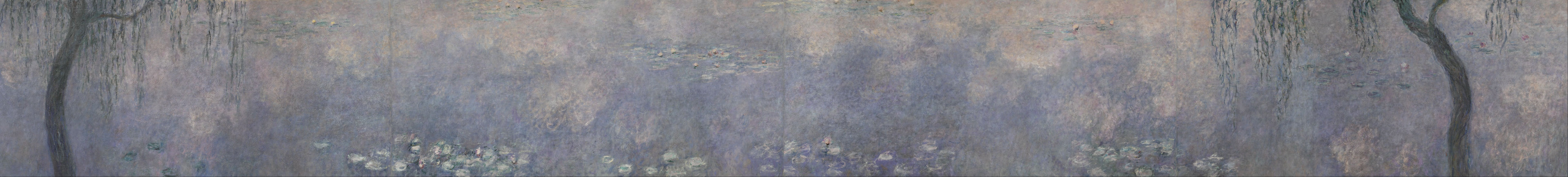 Näckrosorna: De två pilträden - Claude Monet