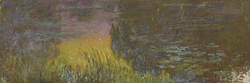 Näckrosor: Solnedgång - Claude Monet