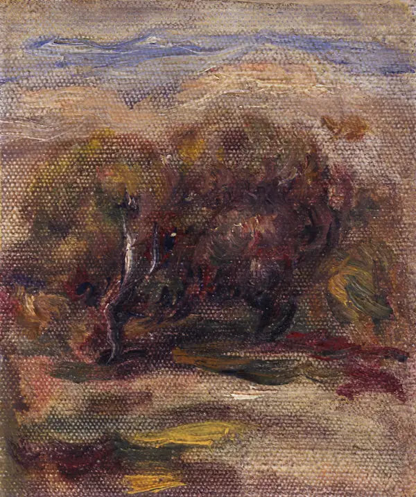 Les Oliviers à Cagnes-sur-Mer - Pierre-Auguste Renoir image 1 copie de tableau peinte à la main