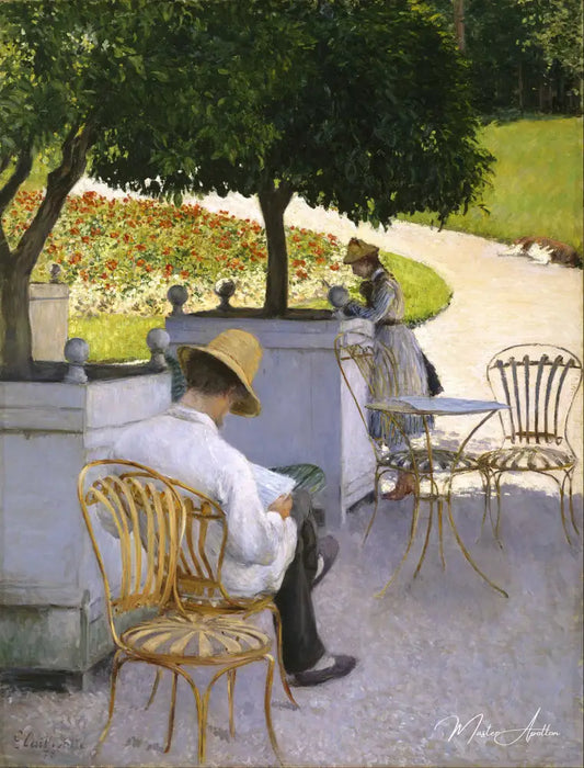 Les Orangers - Caillebotte - Reproductions de tableaux et peintures haut de gamme