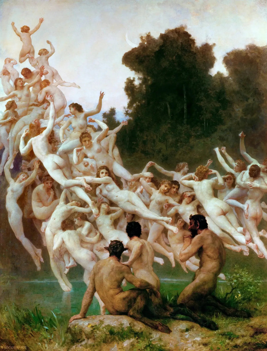Oréaderna - Bouguereau