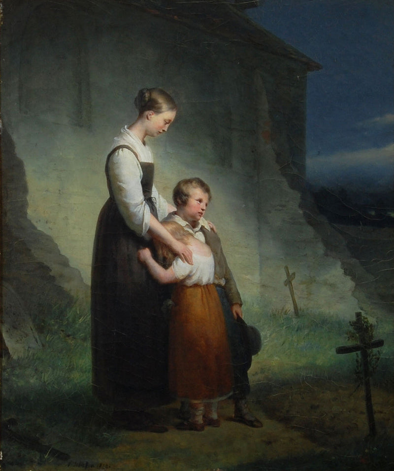 De föräldralösa - Ary Scheffer
