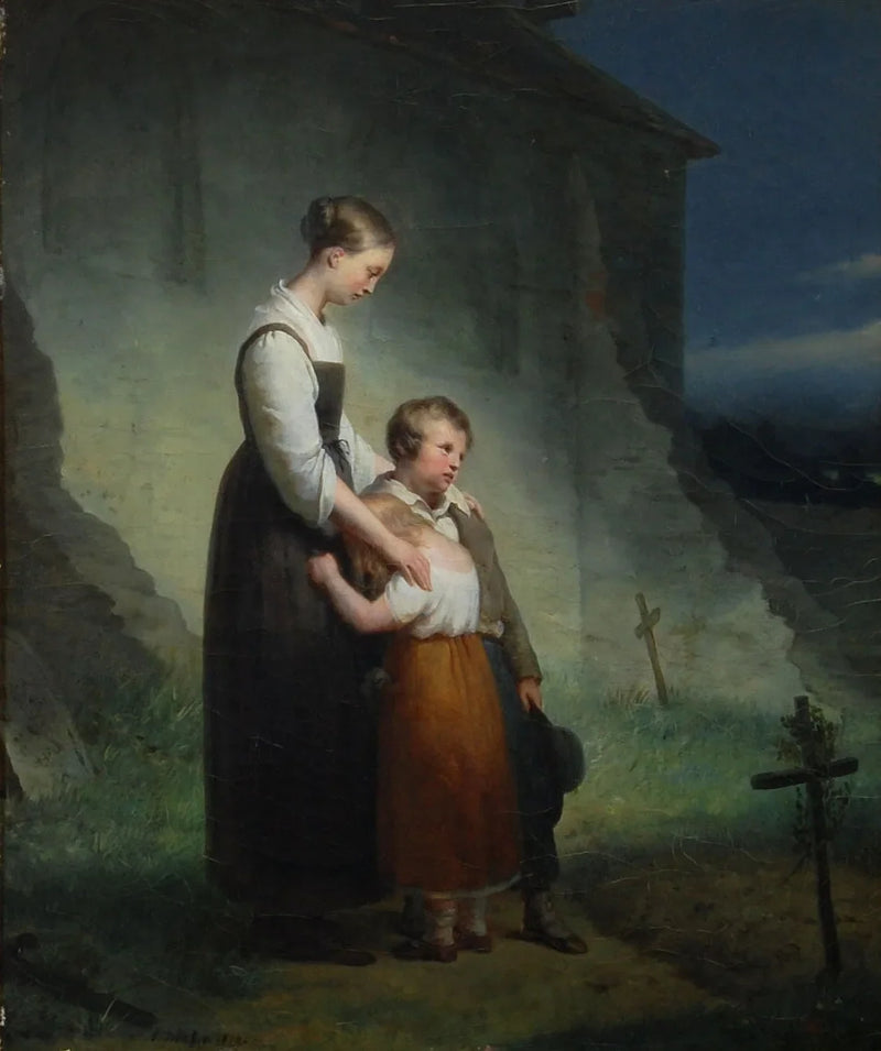 De föräldralösa - Ary Scheffer