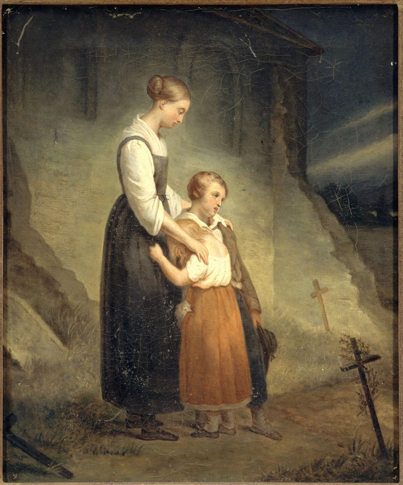 De föräldralösa - Ary Scheffer