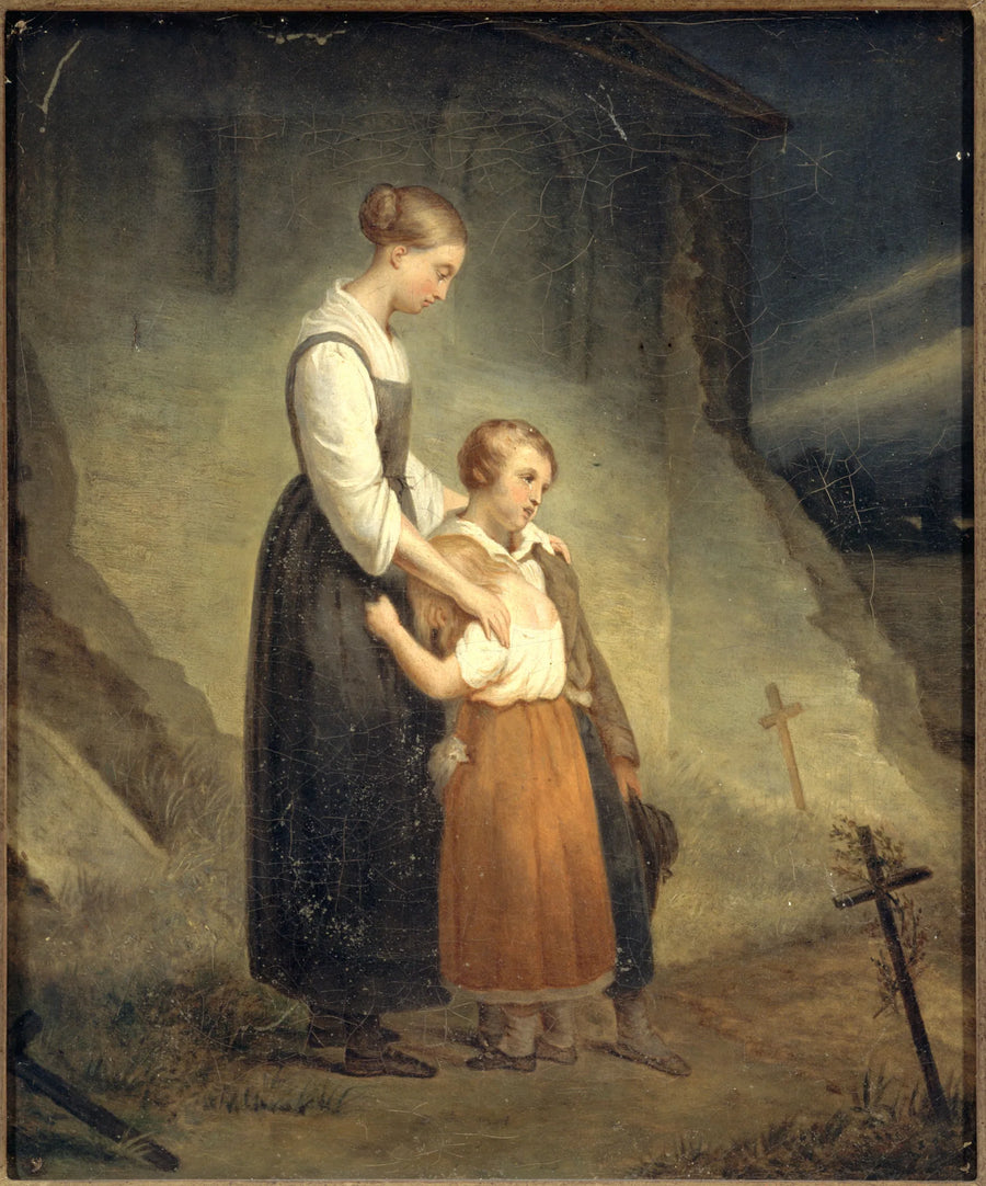 De föräldralösa - Ary Scheffer