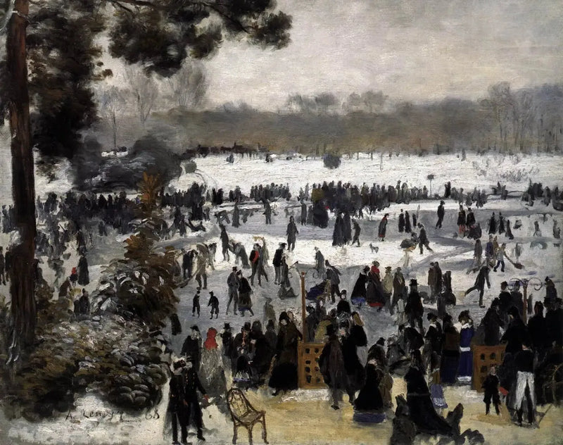 Skridskoåkarna i Bois de Boulogne - Pierre-Auguste Renoir