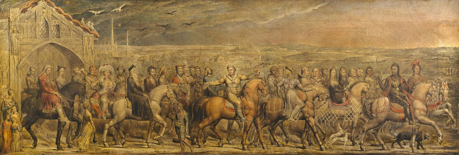 Canterbury-pilgrimerna - William Blake
