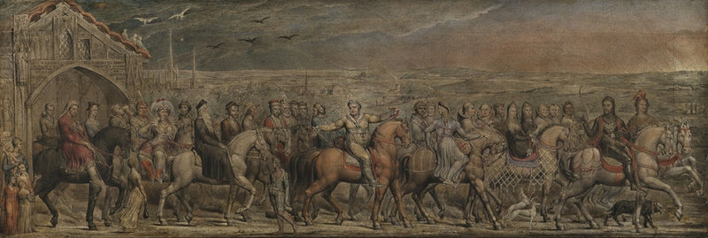 Canterbury-pilgrimerna - William Blake