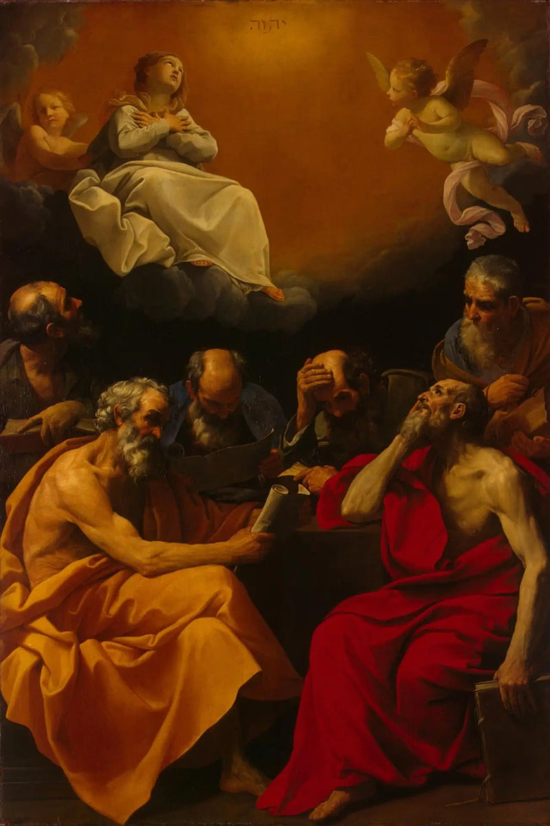 Fädernas kyrka motsätter sig dogmen om Den obefläckade avlelsen - Guido Reni