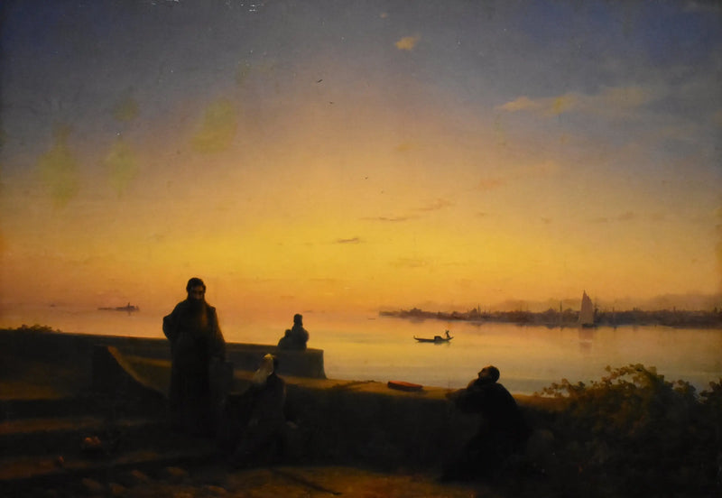 De mekitaristiska fäderna på ön San Lazzaro. Venedig - Ivan Aïvazovski