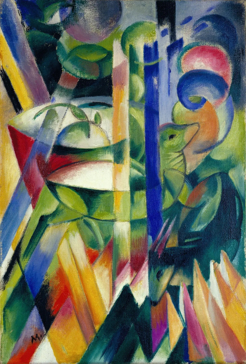De små bergsgetterna - Franz Marc