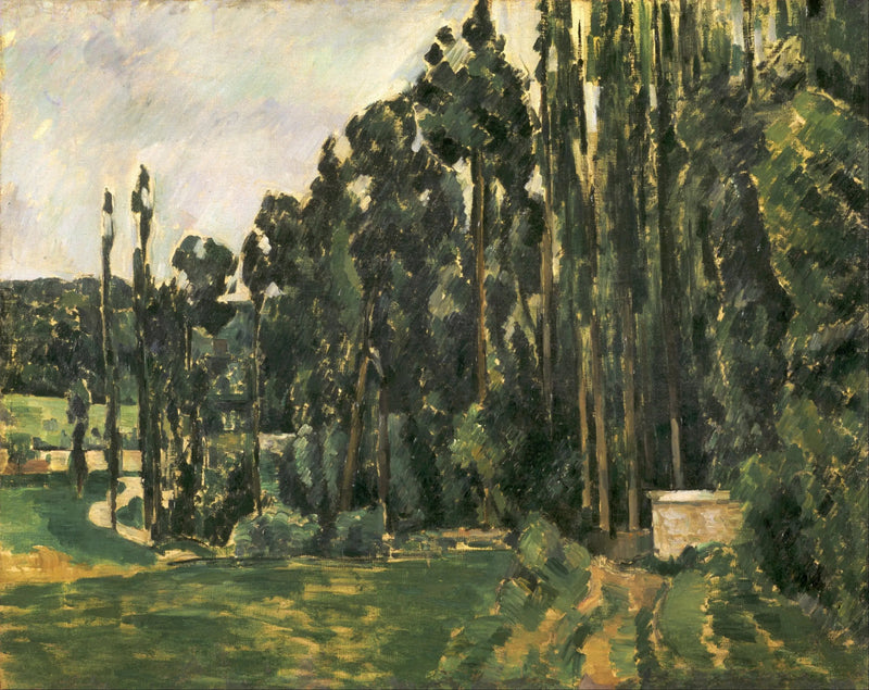 Popplarna - Paul Cézanne
