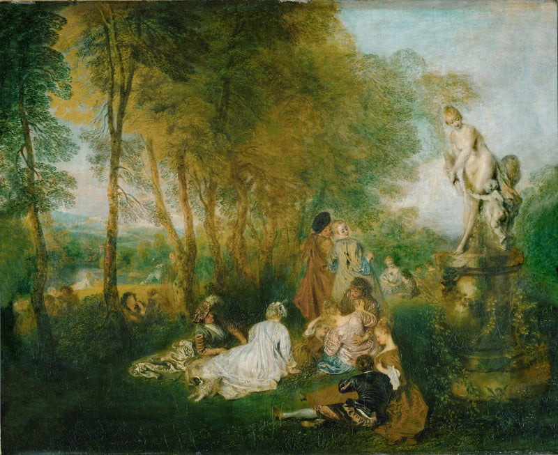 Kärlekens nöjen - Antoine Watteau