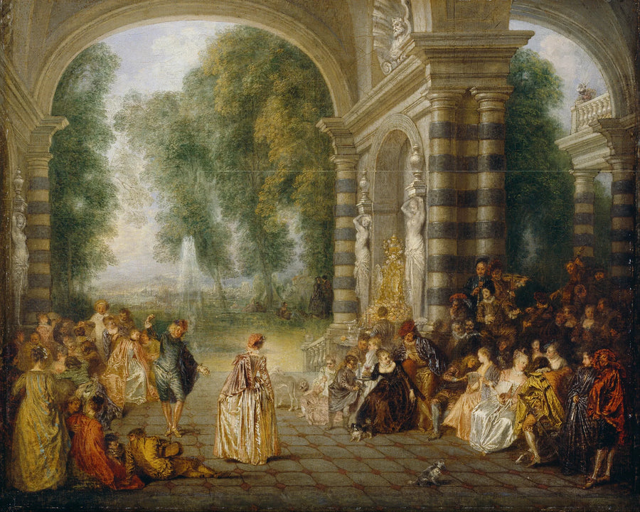 Plaisirs du bal - Antoine Watteau