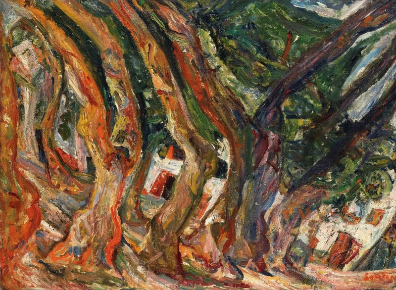 Platanerna i Céret - Chaim Soutine