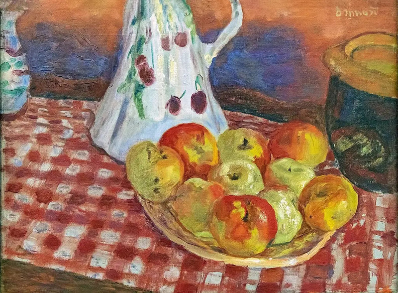 De gula och röda äpplena - Pierre Bonnard
