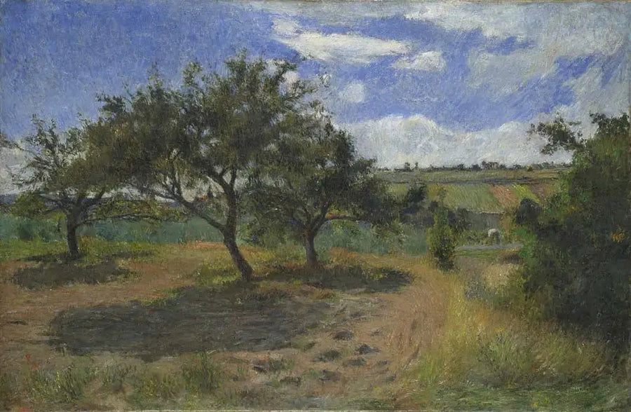 Äppelträden i Hermitage - Paul Gauguin