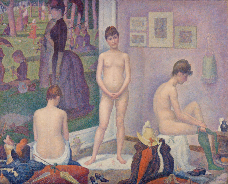 De sittande - Georges Seurat