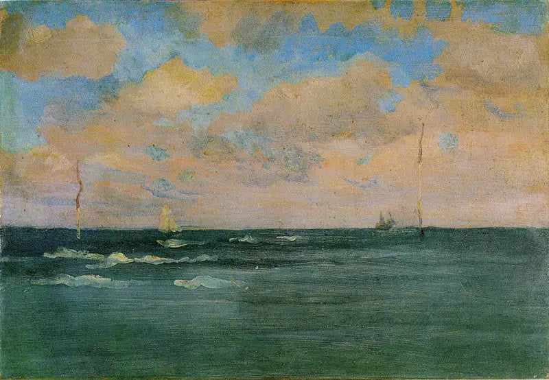 Badposterna, Bretagne - James Abbott McNeill Whistler
