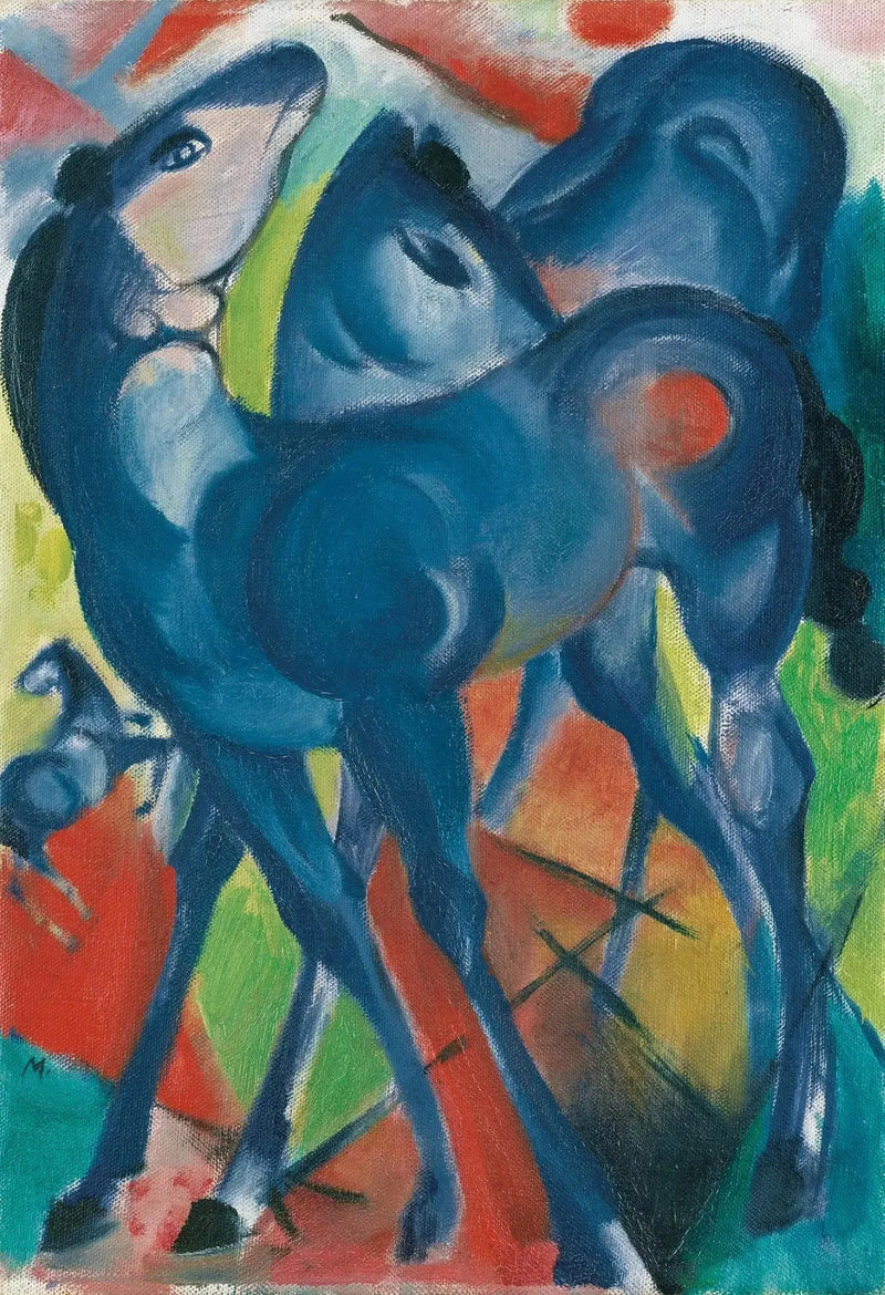 De blå fölungarna - Franz Marc