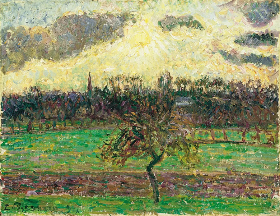Ängarna i Éragny, äpple - Camille Pissarro