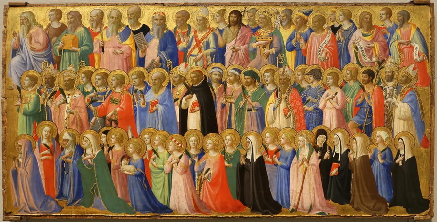 Kristi förkunnare med helgon och martyrer - Fra Angelico