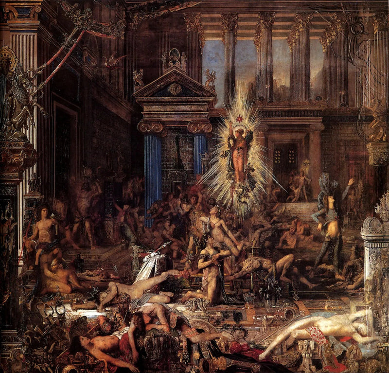 Prästinnorna - Gustave Moreau
