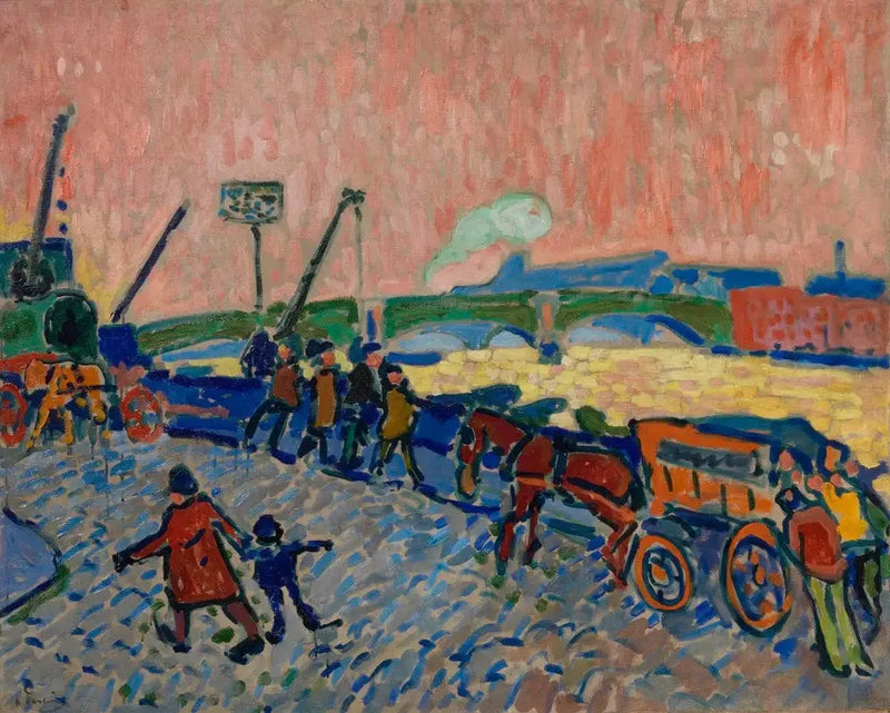 Thamesstränderna - André Derain