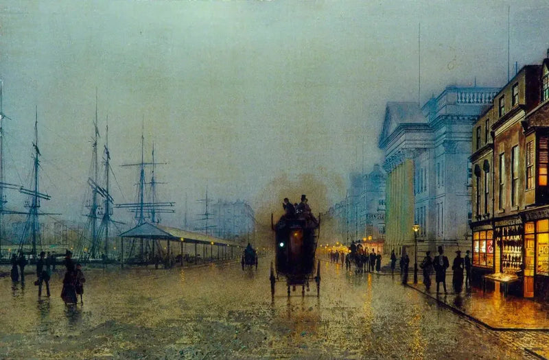 Liverpool kajer - John Atkinson Grimshaw