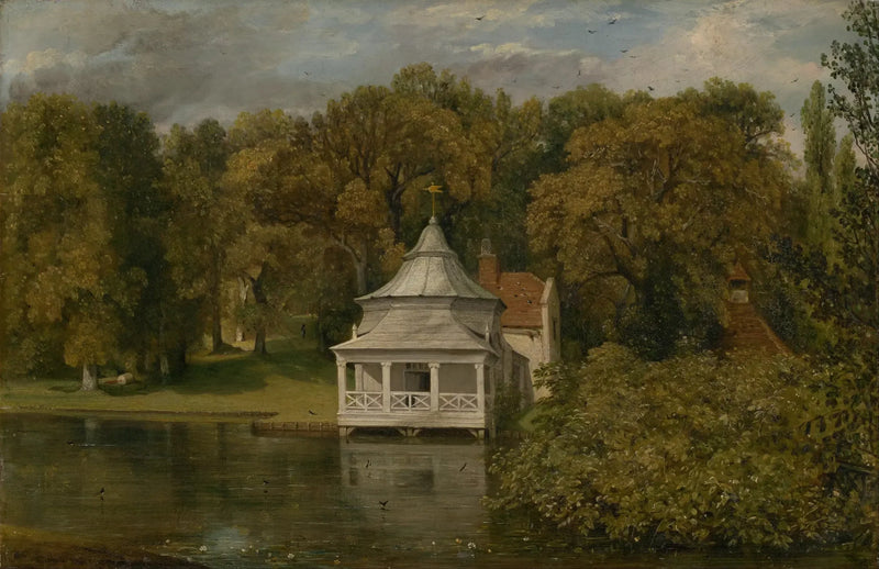 Baksidorna av kvarteren bakom Alresford Hall - John Constable