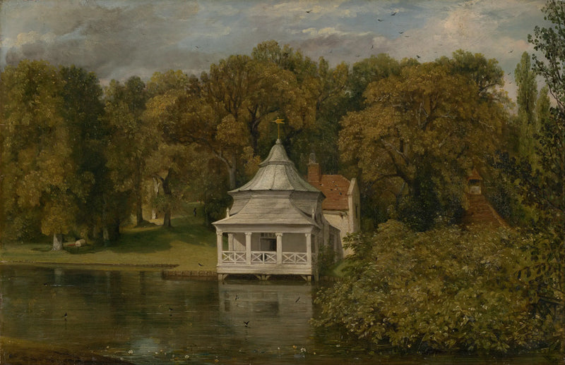 Baksidorna av kvarteren bakom Alresford Hall - John Constable