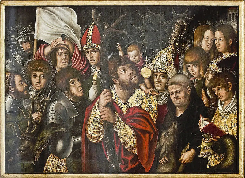 De fjorton hjälparna i nöd - Lucas Cranach den äldre