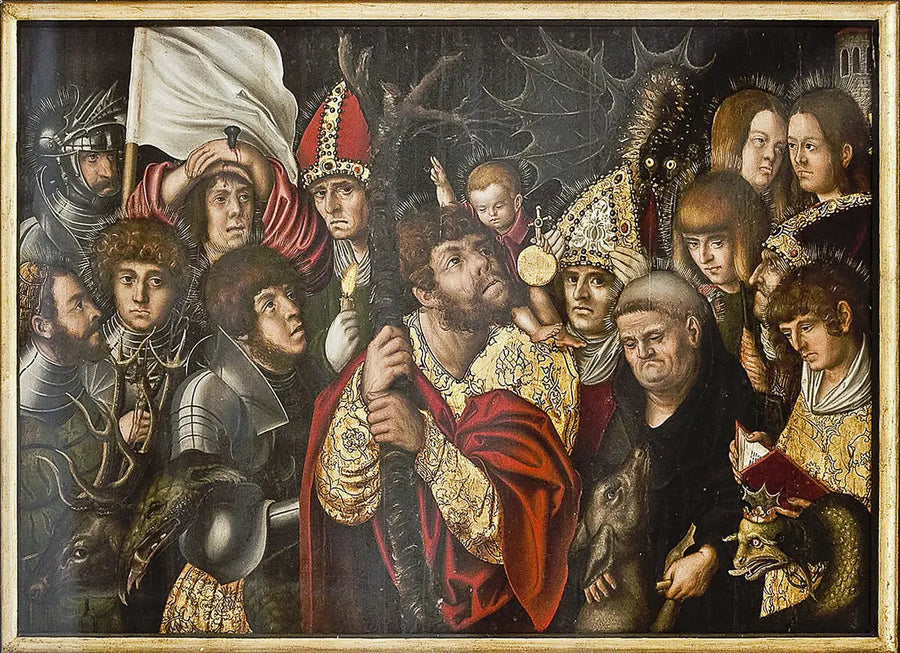 De fjorton hjälparna i nöd - Lucas Cranach den äldre