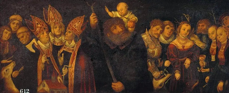 De fjorton hjälparna i nöd - Lucas Cranach den äldre