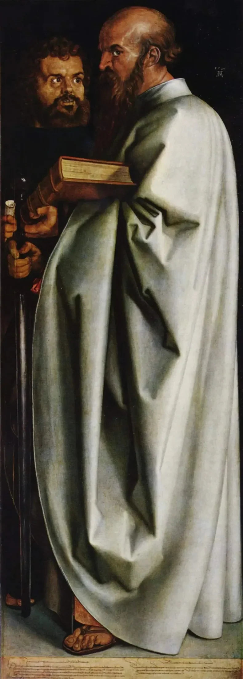 De fyra apostlarna: helgon Marcus och Paulus - Albrecht Dürer